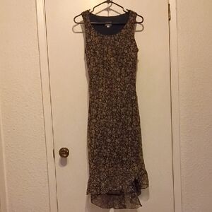 Believe Petite Chic High-Low Floral Dress. Size 6.